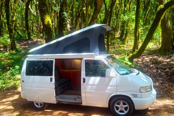 Furgoneta camper en La Gomera