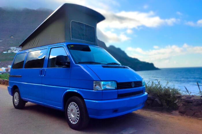 Furgoneta camper en La Gomera