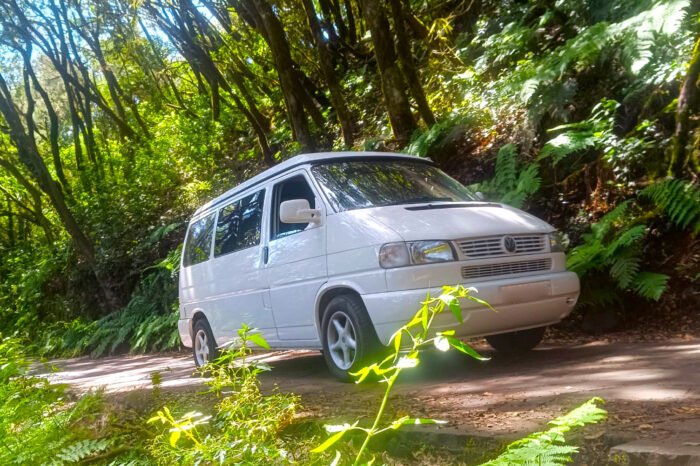 Furgoneta camper en La Gomera