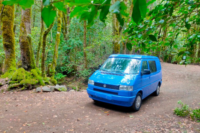Furgoneta camper en La Gomera