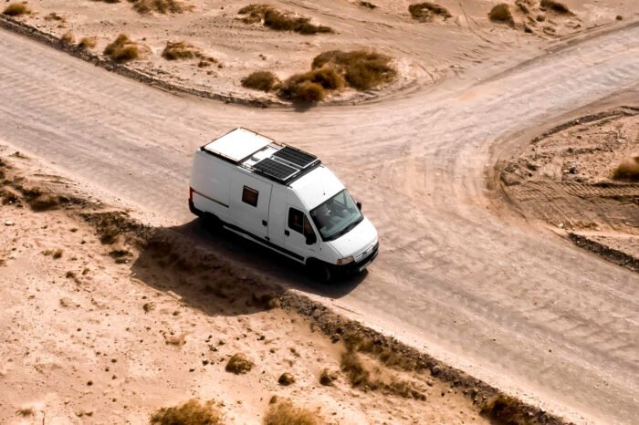 Furgoneta camper en La Gomera