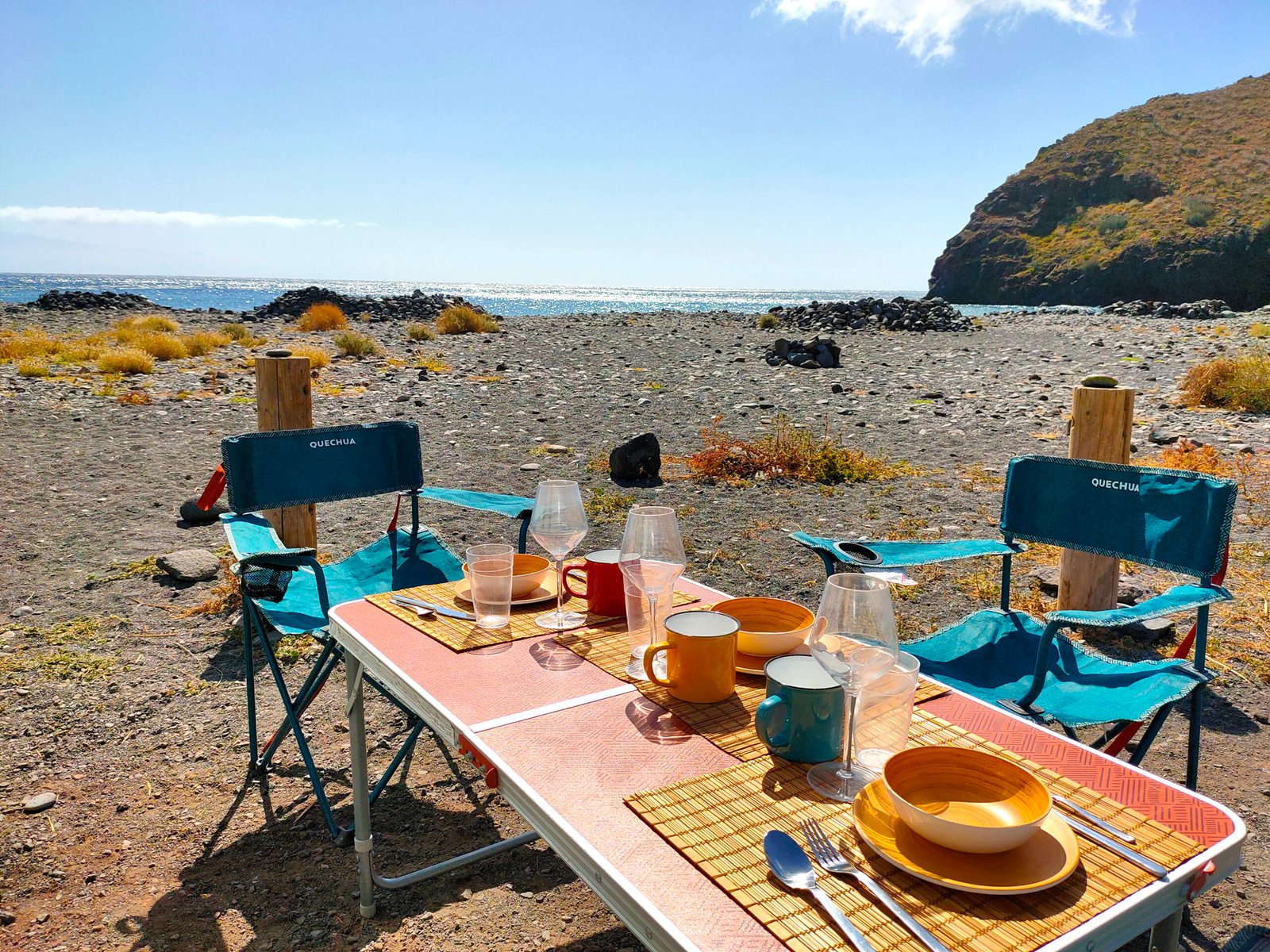 Furgoneta camper en La Gomera