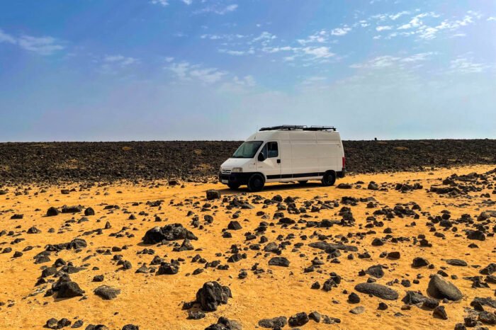 Furgoneta camper en La Gomera