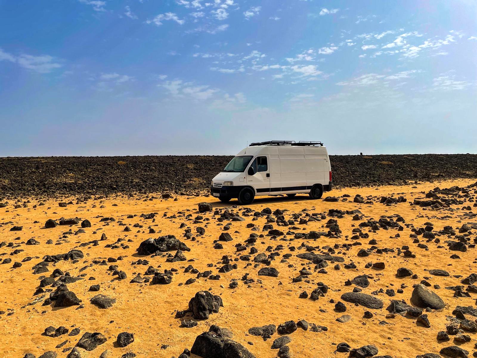 Furgoneta camper en La Gomera